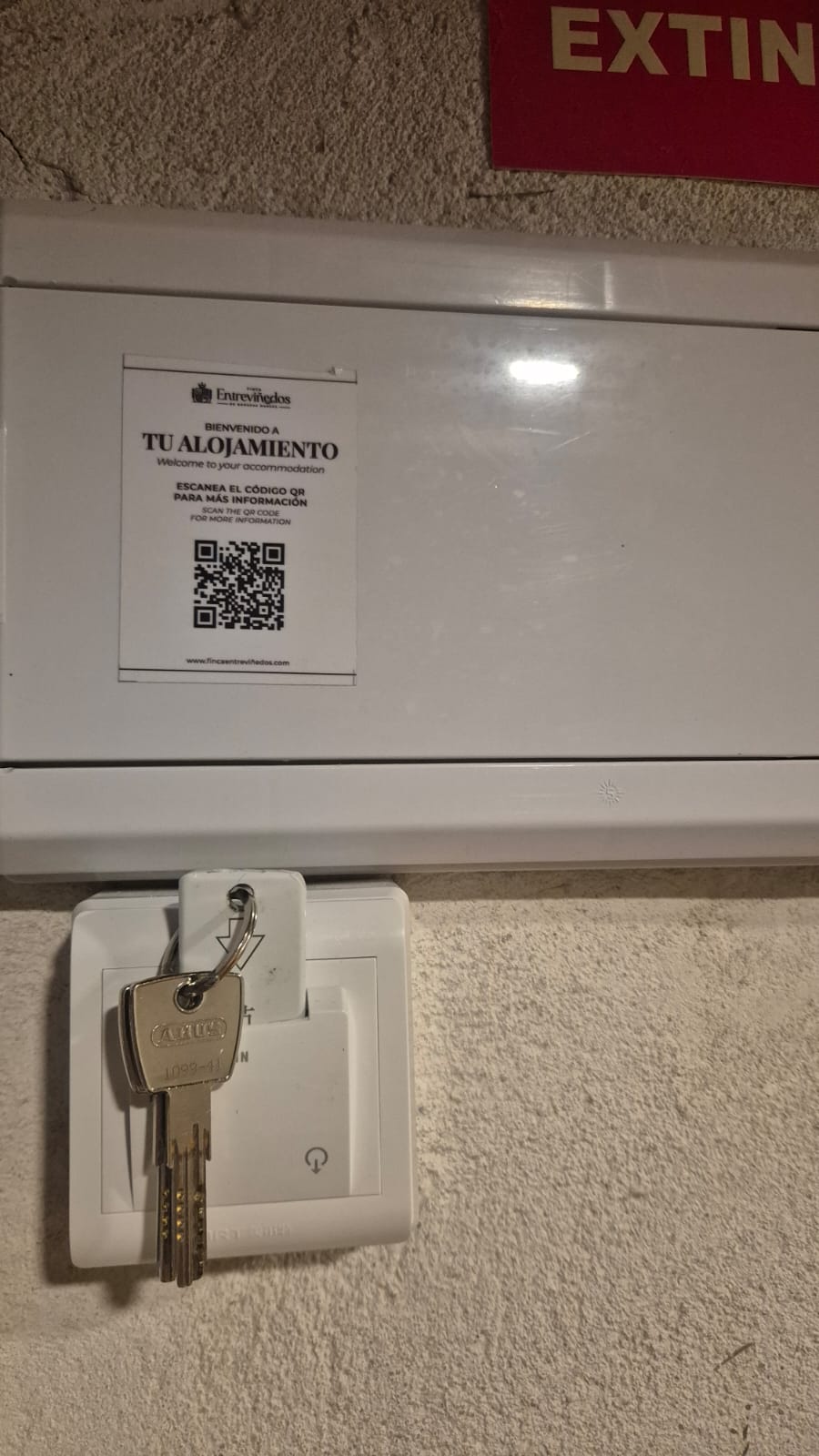 Tarjetero de luz